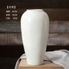 Vitrine de Cerâmica Branca Minimalista Moderna de Jingdezhen, Vaso, Recipiente para Arranjo de Flores para Pousada e Hotel, Peça de Flores Artística com Frete Grátis