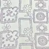 Tejido Crepé Estampado Estilo Cuadros Florales Pequeños Doble Capa de Gasa 100% Algodón para Ropa de Casa de Bebé y Pijamas Infantiles