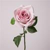 Flor artificial de alta calidad con tacto hidratante, rosa de una sola rama de Carolina, decoración de mesa para interiores y hogar, para bodas.