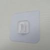 Accesorios para Estanterías, Ganchos Adhesivos sin Rastro, Pegatinas de Pared, Clips Varios, Pegatinas Transparentes, Clips de Plástico Cilíndricos y Cuadrados, Piezas de Plástico Adhesivas
