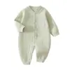 Mameluco de Bebé Estilo Cálido Otoño e Invierno Relleno de Algodón Delgado Mono de Algodón Atuendo de Otoño Ropa para Recién Nacidos Unisex Ropa para Bebé para Exteriores