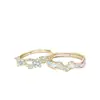 Anillos de Pareja Nomeolvides para Mujeres y Hombres, Anillos de Pareja con Diseño Versátil de Nicho, Regalos de San Valentín para Novias