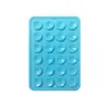 Conjunto de 24 peças de suportes adesivos universais para celular, com ventosas de silicone quadradas, multifuncionais e antiderrapantes, sem necessidade de furos, prontos para uso pelo fabricante.