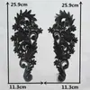 Blanco y negro I bordado de poliéster calado encaje soluble en agua para coser decoración DIY a juego accesorios para ropa accesorios para cuellos