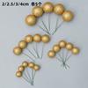 Adornos decorativos para pasteles, bolas de espuma de colores, bolas de purpurina, decoración para pasteles de cumpleaños, 1 paquete de 20