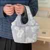 Bolso de Mano con Textura de Moda Estilo Nacional de Comercio Exterior 2026 Nuevo Versátil Elegante Simple Nicho Bolso Tote de Lona Transfronterizo