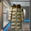 Versión de Alta Gama de Putian de la Misma Chaqueta Acolchada que Shin Min-Ah, Chaqueta Puffer Larga Cálida Extra de Plumas de Ganso, Abrigo para Pareja Nc
