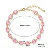 Joyería de comercio exterior europea y americana, pulsera de circonita multicolor en forma de huevo de lujo ligero, pulsera de cobre de alta gama incrustada con circonita, venta al por mayor de joyería