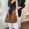 Bolsa de mano de gran capacidad para mujer para dropshipping, nuevo modelo de moda vintage otoño 2026, bolsa casual simple para el trabajo