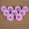 Cabezas de flores de rosa artificiales, flores de seda, flores artificiales para decoración de bodas, pared de flores hecha a mano para DIY, materiales para fondo de fotografía