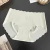 Braguitas de Verano Finas Sin Costuras de Secado Rápido con Forma de Durazno y Recorte de Corazón de Satén Hielo Seda Sensación de Segunda Piel para Mujer