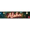 Banner Decorativo para Festa Havaiana Festival Lu'o Dísticos Aloha tiki Bandeira de Carnaval Bandeira para Festa na Praia