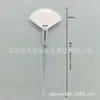 Cepillo Fan-shaped de Lana Sintética de Alto Brillo Iluminador Cepillo Redondo para Rubor Cepillo de Corrección Pelo de Fibra Cepillo Individual para Mascarilla Facial