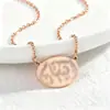 Colar Transfronteiriço de Aço Inoxidável Que Não Desbota para Mulheres no Outono e Inverno Europeu e Americano Design Vazado Personalizado Corrente de Suéter de Aço Titânio Alto Padrão