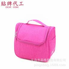 Neceser de Fútbol Impermeable de Gran Capacidad Personalizado Rojo Rosa Estilo Coreano Gran Capacidad Colgante Organizador de Maquillaje para Baño