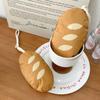 Bolsa de Compras Plegable para Pan Baguette Bolsa de Cosméticos Estilo Ins Dibujos Animados Portátil Gran Capacidad Bolso Bandolera Bolsa de Protección Ambiental