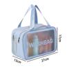Bolsa de Aseo Impermeable de Gran Capacidad Estilo Ins Bolso de Mano Salida Baño Viaje Cosméticos Bolso de Mano Cosméticos Cosméticos Bolsa
