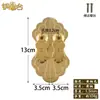 Armário Novo Estilo Chinês Transfronteiriço Puxador de Cobre Puro Ferragens para Móveis Antigos Acessórios Puxador de Latão Bronze Puxador de Porta de Armário