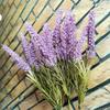 Lavanda lavanda artificial flor artificial flor de seda flor decorativa para sala de estar flor pastoral accesorios para sesión de fotos ramo material para arreglo floral