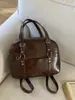 Bolsa de Alta Gama de Gran Capacidad para Viajes Diarios de Mujeres 2025 Nueva Bolsa de Hombro Axila para Estudiantes Universitarios Mochila Multiusos