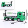 Coche de Aleación 1:64 Juguete para Niño Vehículo de Ingeniería Artificial Vehículo de Transporte de Basura Urbana Modelo Excavadora Coche Deslizante