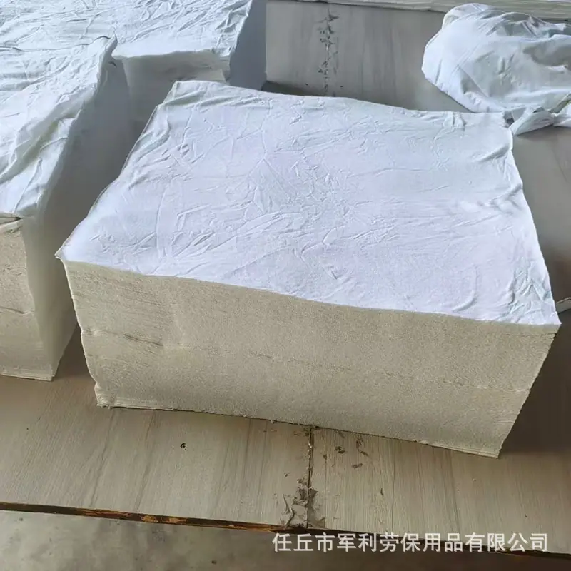 工业擦机布纯棉白色吸水吸油擦机布不掉毛碎布头棉质工业抹布废布