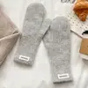 Guantes de Piel de Conejo Dopamina INS Dongdaemun Coreanos para Mujer Invierno Protección contra el Frío Calidez Manoplas Moda Personalizada Cubierta