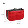 Bolsa interior multifuncional, Tamaño 27*9*16 cm, bolsa con cremallera de doble capa en el interior, conveniente para viajar, bolsa compartimentada de gran capacidad