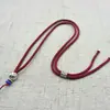 Collar de Cuerda de Jade de Milán Importado para Hombre y Mujer Collar de Cuerda con Cuentas de Jade Cuerda Colgante Lanyard Cuerda de Joyería Tamaño Ajustable