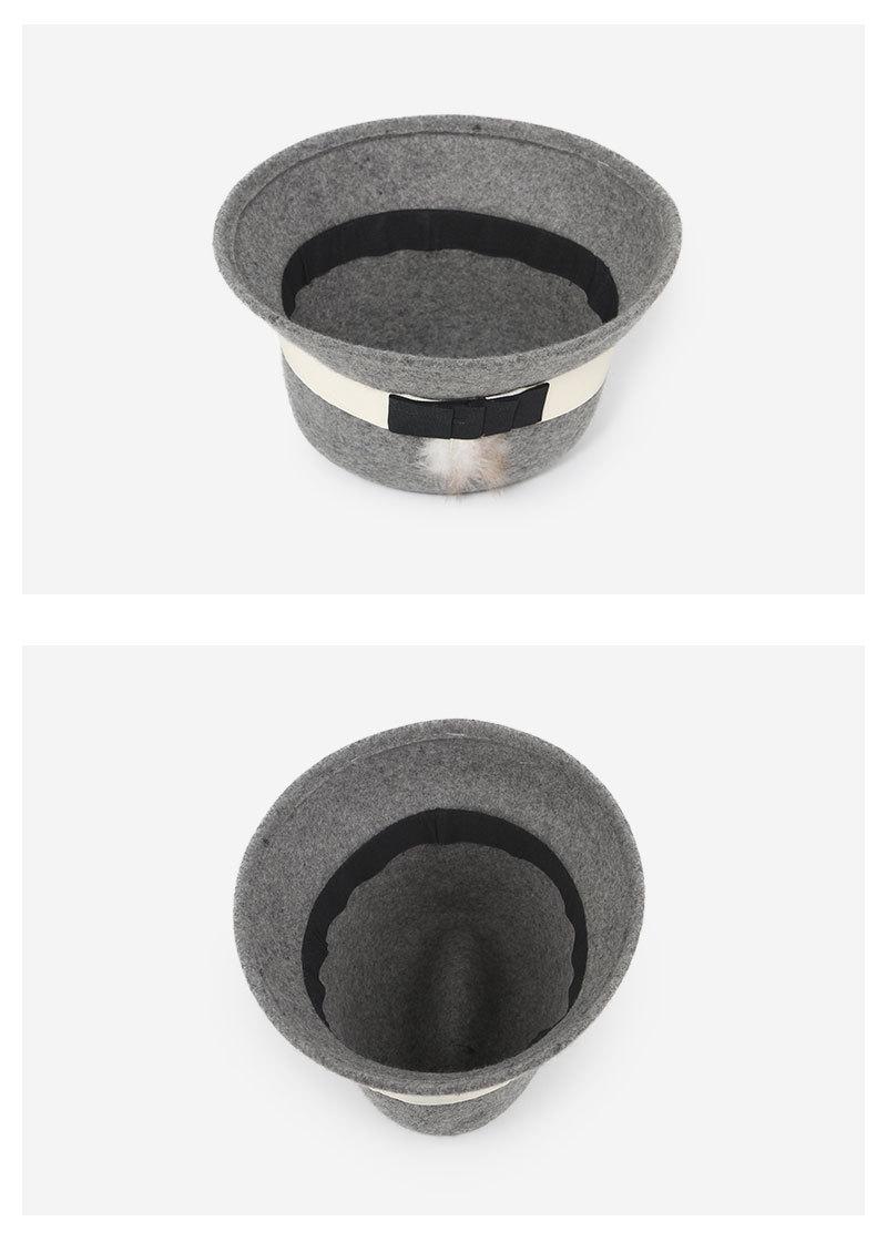 羽毛装饰礼帽_07