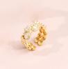 Elegante anillo sencillo con incrustaciones de circonio, encantadora mariposa, nuevo anillo para mujer, no se desvanece, versátil, joyería de venta caliente transfronteriza