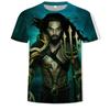 AliExpress Tendência Explosões Camiseta Masculina Coleção de Filmes Principais Impressão Digital 3D Manga Curta Outlet de Fábrica
