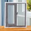 Malla de acero inoxidable 304 para ventana autocargable, antimosquitos, pequeña ventana de arena de diamante, velcro invisible para el hogar, antisaltos de gatos.