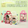 Sacos personalizados para embalagem de alimentos, sacos plásticos selados à prova de umidade para lanches, sacos para brinquedos, sacos compostos com selagem traseira coloridos impressos para macarrão