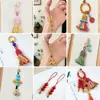 Nuevo Estilo Año del Caballo Estilo Chino Tíbet Borla Colgante Pequeño Cadena para Teléfono Encanto para Bolso DIY Brocado Song Accesorio Decorativo Pequeño