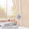 Atrapasueños Creativos de Flor de Perla para Cortinas, Correas Modernas Sencillas para Cortinas Transparentes, Accesorios Ajustables para Cortinas sin Taladro