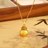 Collar Colgante de Calabaza Folu Moda Nuevo Diseño Hueco Chino 2025 Nuevo Temperamento Cadena de Clavícula de Alta Calidad