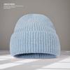 Gorra con Logo Personalizado para Mujer en Otoño e Invierno Circunferencia de Cabeza Grande Bordada Estampada Gorra de Lana Cálida Protección para los Oídos Gorra para el Frío Venta al por Mayor Gorra de Punto