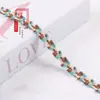 Cinta Jacquard de Rosa Bordada Tridimensional de 1,2 cm Decoración de Ventana Textil para el Hogar Decoración de Ropa Accesorios de Encaje Hechos a Mano DIY 3587