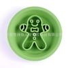 Cross-border nova venda quente árvore de Natal alce meias de Natal boneco de neve Papai Noel vilão silicone slow food bowl
