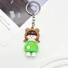 Chaveiro Pingente Trança Torcida Desenho Animado Menina Presente Criativo Personalizado Ornamento Requintado para Mochila Presente de Atividade