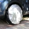 Cubierta para Neumático de Coche 210D Tela Oxford Cubierta de Protección para Neumático Exterior Protección Solar contra el Polvo Cubierta para Rueda de Repuesto