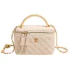 Bolsa de Mão Textura Pelúcia Camurça Estilo Coreano Moda Grade Diamante Corrente Alça de Ombro Bolsa Transversal de Nicho Ins Temperamento