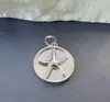 Cobre Sólido Chapado en Oro Serie Corazón del Océano Etiqueta Pequeña Estrella de Mar Caracola Colgante de Moda Accesorios para Joyería DIY Venta al por Mayor