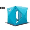 Tienda de campaña totalmente automática para acampar al aire libre, pesca de invierno, tienda de algodón, tres capas, engrosada, a prueba de viento, a prueba de frío, refugio para pesca en hielo