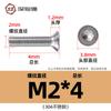 Tornillo Torx plano de acero inoxidable 304, avellanado, antirrobo, venta al por mayor, M2M3M4M5M6M8
