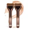 Nuevo Pincel de Base de Venta Caliente Único Ultra Delgado Ensanchado con Forma de Lengua, Corrector Sin Marcas, Herramienta de Belleza de Cabeza Plana Suave