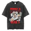 Camiseta Gear 5 Nika Luffy Anime One Piece Camiseta Gráfica Un