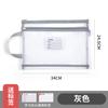 Bolsa de Assunto Transparente Portátil A4 Bolsa de Rede Camada Dupla Classificação de Assunto do Aluno Bolsa com Zíper Grande Capacidade Bolsa de Armazenamento para Trabalho