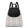 Mochila Nueva a Cuadros 2023 Bolso de Dama Estilo Japonés-Coreano Mochila Escolar para Estudiantes de Comercio Exterior Mochila Grande de Capacidad para Exteriores